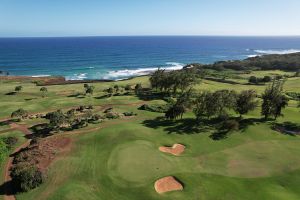 Poipu Bay 5th Green Aerial